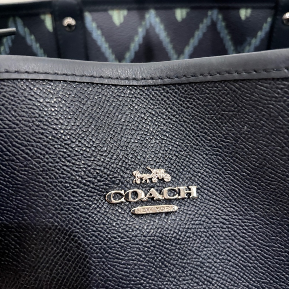 Coach Rainbow Chevron Tote Bag - Picture 16 of 16